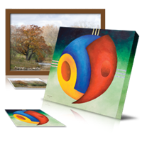 Simulated Canvas Prints